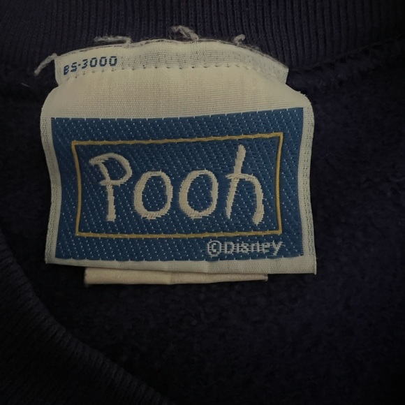 Vintage Disney Winnie the Pooh Sweatshirt - Purple - Picture 3 of 4